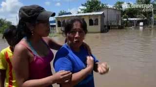 Inundación en comuna Daular deja 100 familias afectadas [upl. by Jodee]