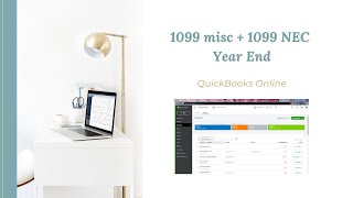 Setting up and Filing 1099NEC and 1099Misc in QuickBooks Online [upl. by Drawyah]