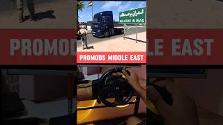 Promods Middle East Renault E Truck Driving Euro truck simulator 2 Steering wheel gameplay shorts [upl. by Elo]