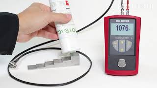 ECHOMETER 1076 Wall Thickness Measurement [upl. by Akcire]