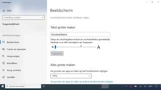 Windows beter leesbaar 1 Tekst of alles vergroten [upl. by Korella]