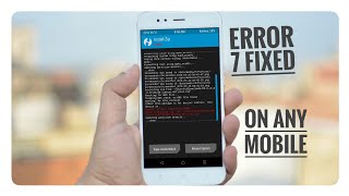 Error 7 in twrp fix 100  Install Rom [upl. by Kacy616]