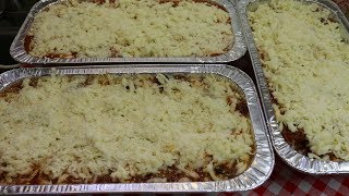 Meat and Cheese Lasagna  Freezer Banking  Bulk Cooking  Homemade Fast Food  Noreens Kitchen [upl. by Ehrsam]