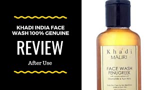 Khadi India Face Wash Real Review  100 Genuine Review After Use  Best Face Wash for Women [upl. by Hadria]