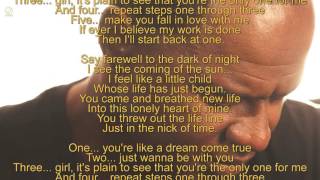 Brian McKnight  Back at one Lyric Video HQ [upl. by Nagiem]