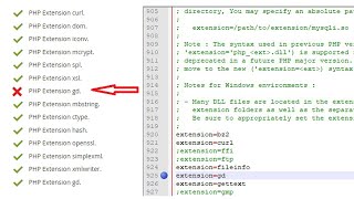 PHP amp MYSQL  How to fix GD Library extension not available in xampp [upl. by Iba610]