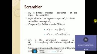 Scrambling and Descrambling in Digital Communication [upl. by Sileas]