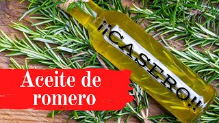 COMO HACER ACEITE DE ROMERO CASERO 🌿 FACIL [upl. by Dickey]