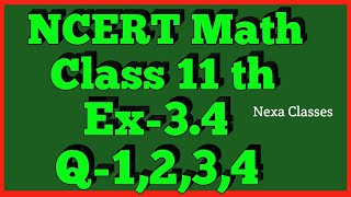 Chapter 3 Exercise 34 Q1Q2Q3Q4 Trigonometric Functions Class 11 Maths NCERT [upl. by Zetrauq]