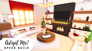 Gingerbread House PART 1 Christmas Theme Speed Build 🎄 Roblox Adopt Me [upl. by Idihsar]