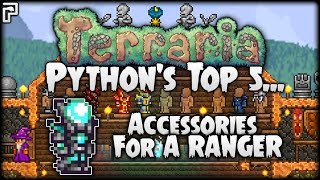 Terraria  Top 5 Terraria Accessories for Rangers PCXBOXPS4 [upl. by Marder]