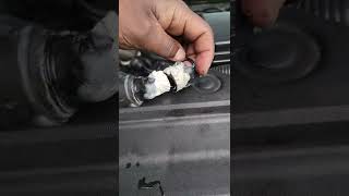 2014 F150 heater core hose replacement Coolant hose leak repair [upl. by Weld]