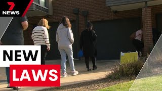 The new laws that could alleviate stress among renters when they confront their landlords  7NEWS [upl. by Eberto]