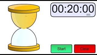 20 Minutes Sand Timer [upl. by Auqinahc970]