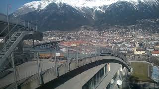 Riding the funicular lift at Bergisel Innsbruck  part 2 [upl. by Grubb]