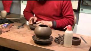 yixing teapot making process 1 [upl. by Gibbie688]