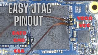 Samsung A125F easy jtag pinout [upl. by Werdn608]