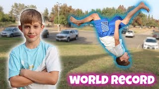 8 YEAR OLD BREAKS WORLD RECORD [upl. by Megan]