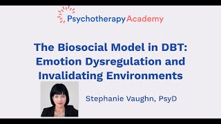 The Biosocial Model in DBT Emotion Dysregulation and Invalidating Environments [upl. by Alisander]