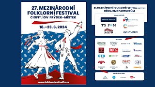 27 MEZINÁRODNÍ FOLKLORNÍ FESTIVAL [upl. by Alenairam]