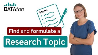 Research Topic Research Problem amp Central Research Question How to find and formulate [upl. by Hulton370]