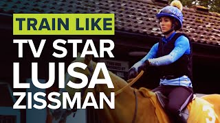 LUISA ZISSMAN REALITY TV STAR amp HORSE LOVER TRANSFORMS INTO A RACING JOCKEY [upl. by Outlaw471]