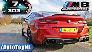 BMW M8 COMPETITION 625HP 0300kmh ACCELERATION TOP SPEED amp SOUND by AutoTopNL [upl. by Kalam285]