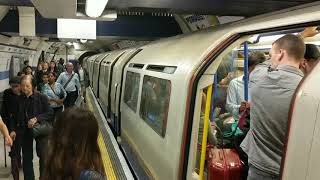 Piccadilly Line Green Park Station London Transport underground tube trains going west [upl. by Cherin]