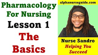 Pharmacology For Nursing Students  Lesson 1 Introduction to Pharmacology  Pharmacology Chapter 1 [upl. by Bickart]