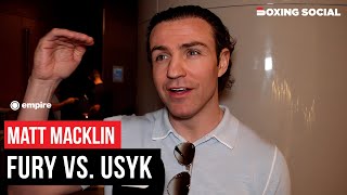 Matt Macklin On Tyson Fury vs Oleksandr Usyk Talks Ryan Garcia Canelo Lomachenko [upl. by Allissa]