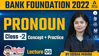 PRONOUN Class 2 Concept  Practice  English by Udisha Mishra  Bank Foundation Classes 6 [upl. by Suhail]