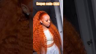 New 350 Ginger Color Wig Review🧡Thick Density amp Soft Curly Hair  Half Up Half Down Ftulahair [upl. by Friedrick695]