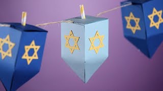 How To Make Paper Dreidel Garland  Southern Living [upl. by Ru]