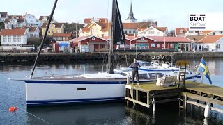 ENG NEW HALLBERGRASSY 50  Exclusive Sailing Yacht Review  The Boat Show [upl. by Ahsenek]