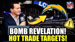 🔥🚨 BREAKING MINUTE CHARGERS GAMECHANGING TRADE TARGETS REVEALED LOS ANGELES CHARGER NEWS [upl. by Fairman]