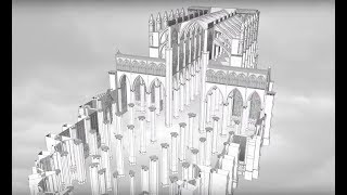 Amiens Cathedral Construction Sequence [upl. by Ener883]