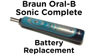 Battery Replacement Guide for Braun OralB Sonic Complete Electric Toothbrush  Type 4717 [upl. by Thirion531]