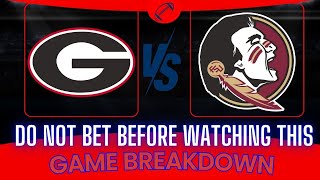 Georgia Bulldogs vs Florida State Seminoles Prediction and Picks  Orange Bowl Picks [upl. by Bentlee]