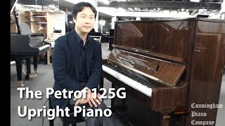 The Petrof 125G Upright Piano [upl. by Haimorej387]