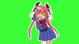 ✔️GREEN SCREEN EFFECTS Anime Girl Dancing [upl. by Waring256]