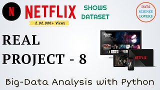 Project  8  Data Analysis with Python  DataScience  Netflix Dataset [upl. by Kissie]