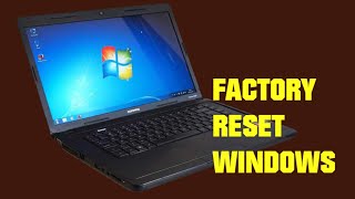 Easily Factory Reset a Windows 7 PC [upl. by Slavin]