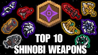 Top 10 Shinobi Weapons  Soul Knight Prequel [upl. by Annekam210]