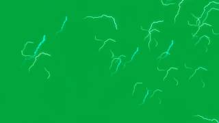 lightning electromagnetic free green screen effects  free use [upl. by Deeann700]