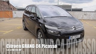 ENG Citroen Grand C4 Picasso 16 HDi  Test Drive and Review [upl. by Corissa333]