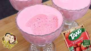 COMO FAZER MOUSSE COM TANG  3 INGREDIENTES E SEM LEITE CONDENSADO [upl. by Wina282]