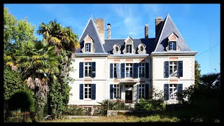 A Gracious 19th Century Renovated Chateau Aquitaine France [upl. by Ellenwad]