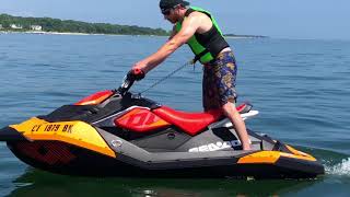 New Trixx Testing the 2018 Sea Doo Spark Trixx [upl. by Torie]