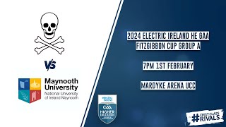 UCC vs Maynooth University  2024 Electric Ireland HE GAA Fitzgibbon Cup Group A 🏆 [upl. by Dewar]