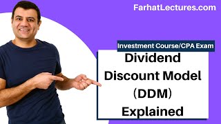 Dividend Discount Model DDM Explained with Examples [upl. by Choong590]